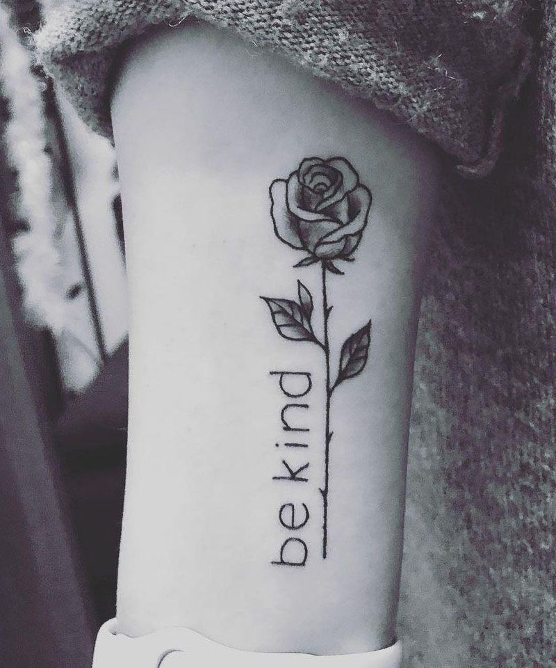 30 Pretty Be Kind Tattoos You Will Love