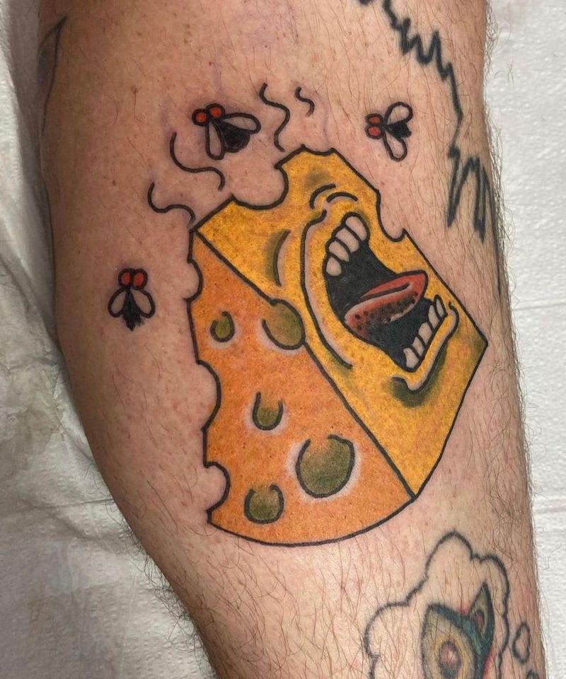 30 Unique Cheese Tattoos for Your Inspiration