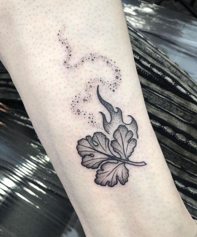 28 Unique Coriander Tattoos You Must Love