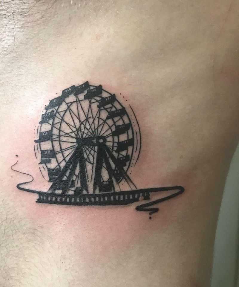 30 Pretty Ferris Wheel Tattoos You Must Try