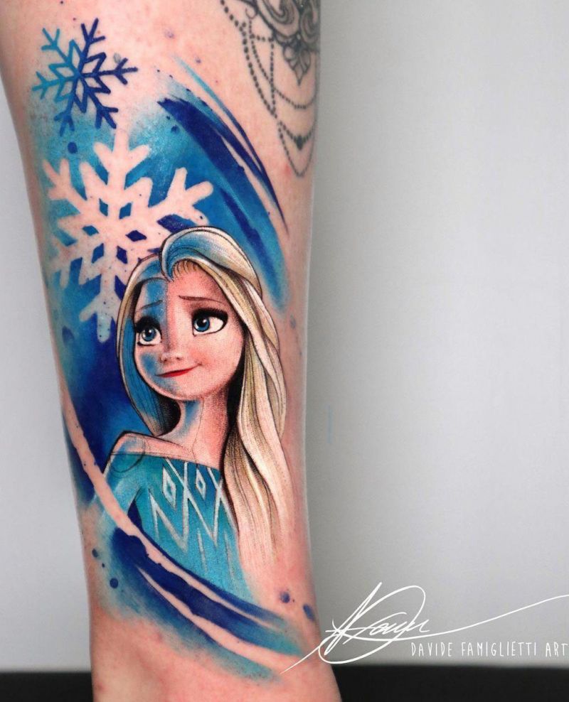 30 Pretty Frozen Tattoos Improve Your Temperament