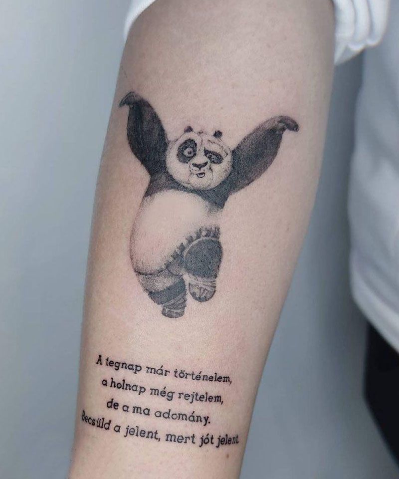 30 Cute Kung Fu Panda Tattoos You Must See