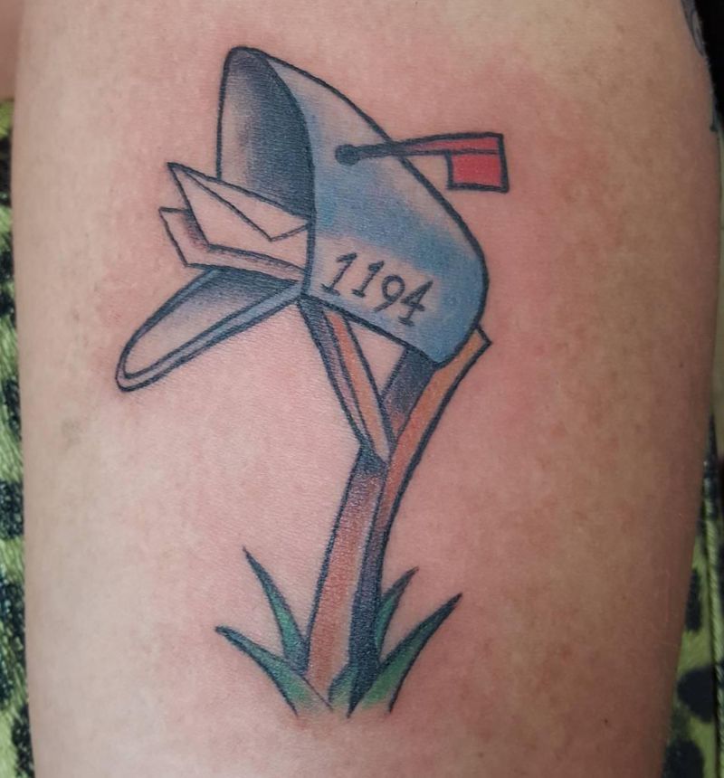 29 Unique Mailbox Tattoos Give You Ideas