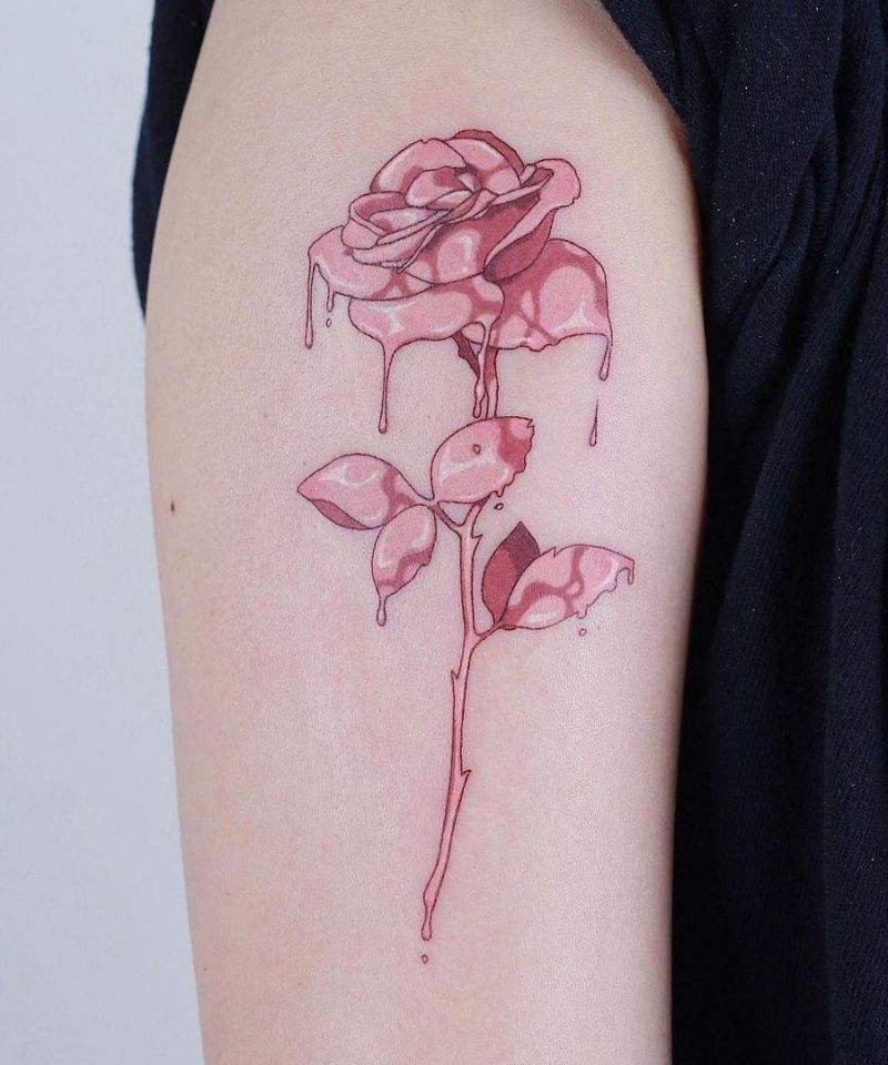 30 Unique Melting Tattoos to Inspire You