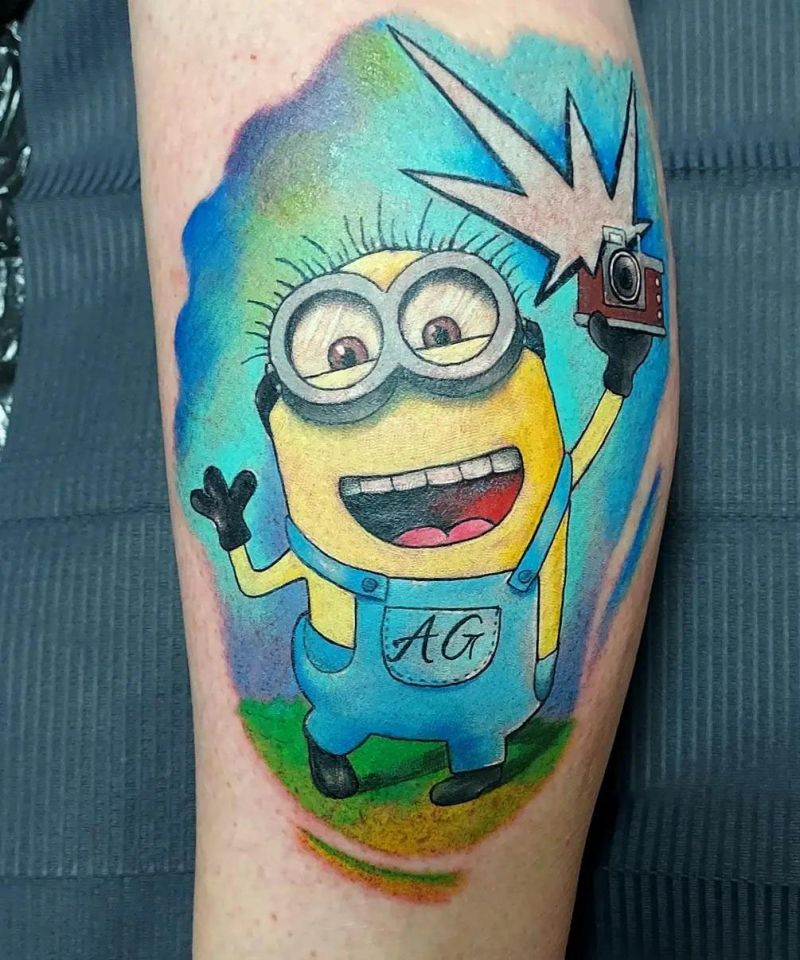 30 Cute Minions Tattoos You Must Love