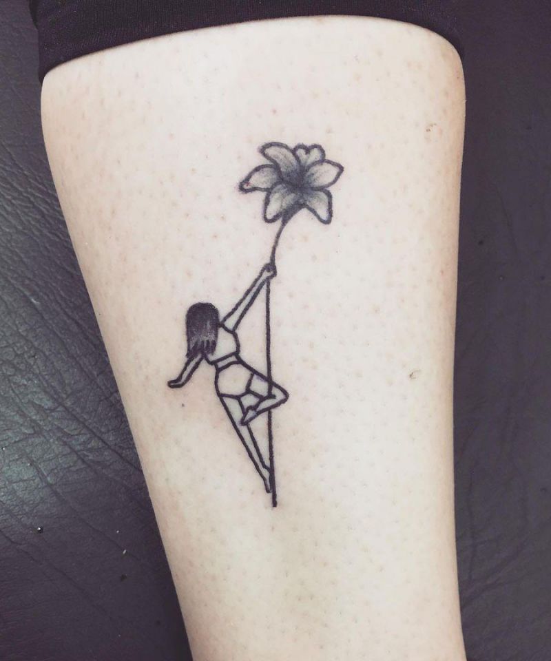 30 Pretty Pole Dance Tattoos Improve Your Temperament