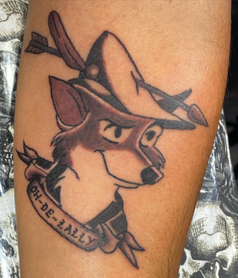 30 Cute Robin Hood Tattoos You Must Love