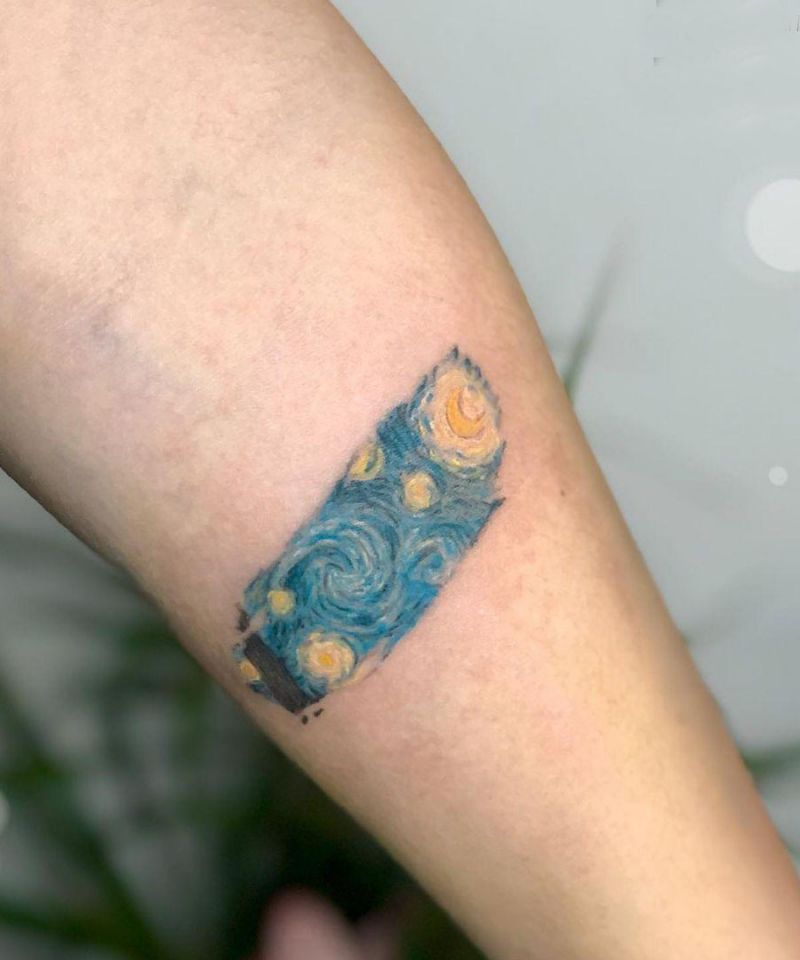 30 Pretty Van Gogh Tattoos for Your Inspiration