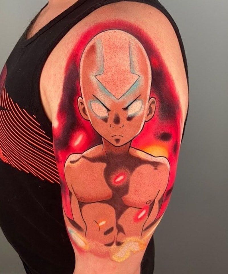 30 Unique Aang Tattoos to Inspire You