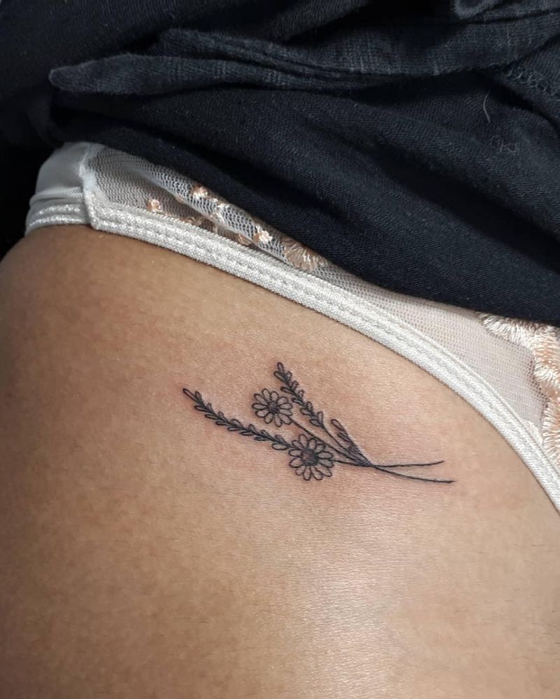 30 Pretty Bikini Line Tattoos Improve Your Temperament