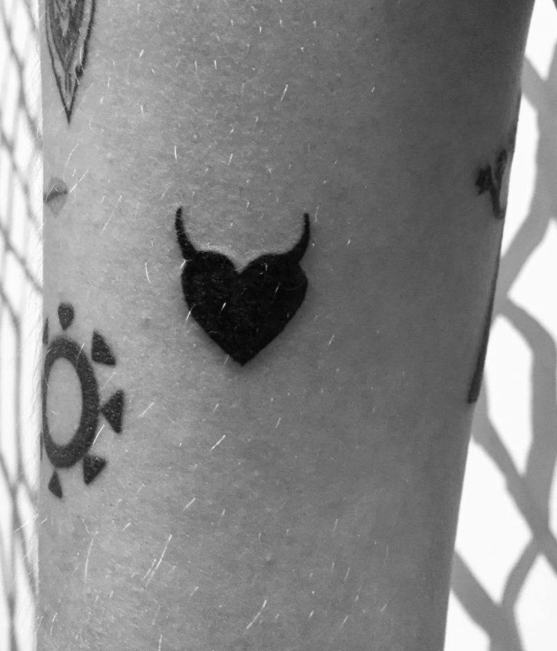 23 Unique Devil Heart Tattoos You Can Copy
