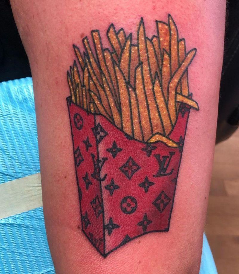 30 Unique French Fries Tattoos for Your Inspiration