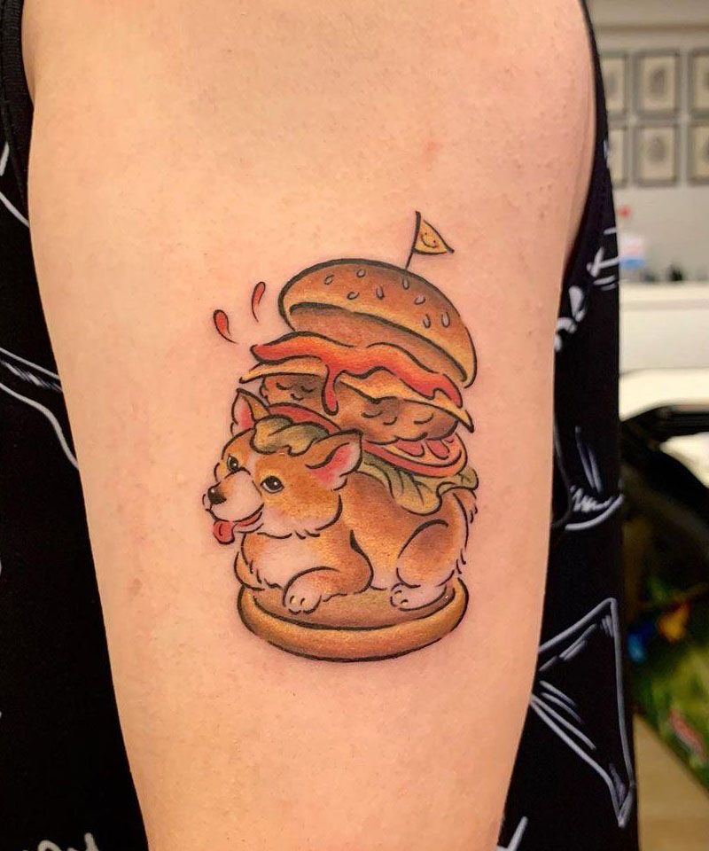 30 Unique Hamburger Tattoos to Inspire You