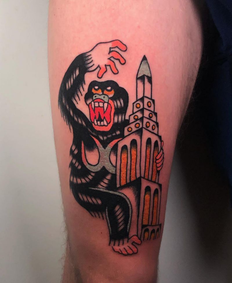 30 Amazing King Kong Tattoos You Must Love