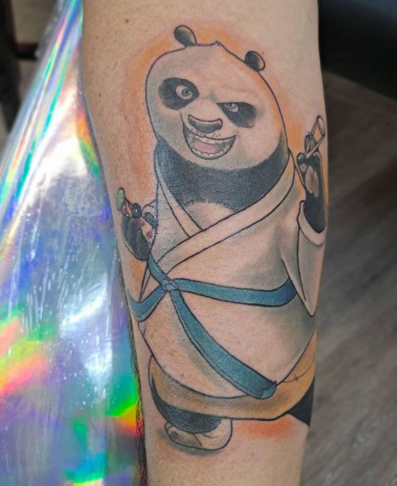 30 Cute Kung Fu Panda Tattoos You Must See