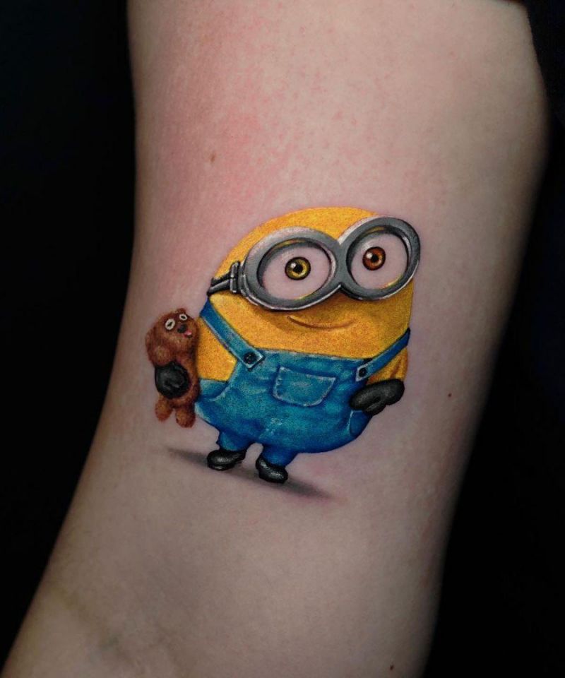 30 Cute Minions Tattoos You Must Love