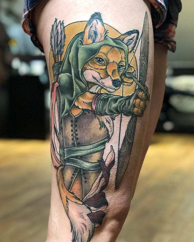 30 Cute Robin Hood Tattoos You Must Love