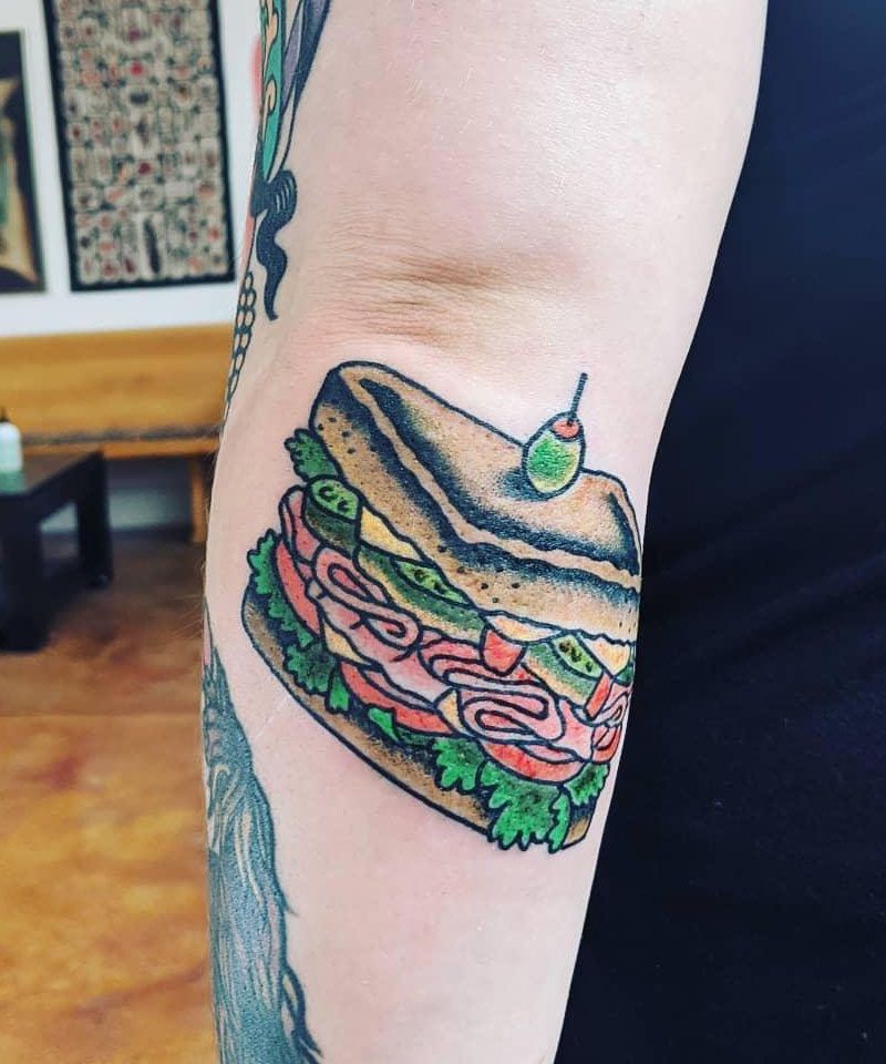 30 Unique Sandwich Tattoos for Your Inspiration