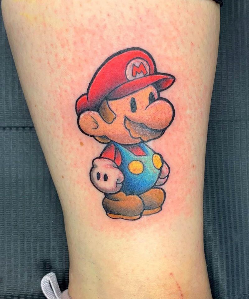 30 Unique Super Mario Tattoos You Will Love