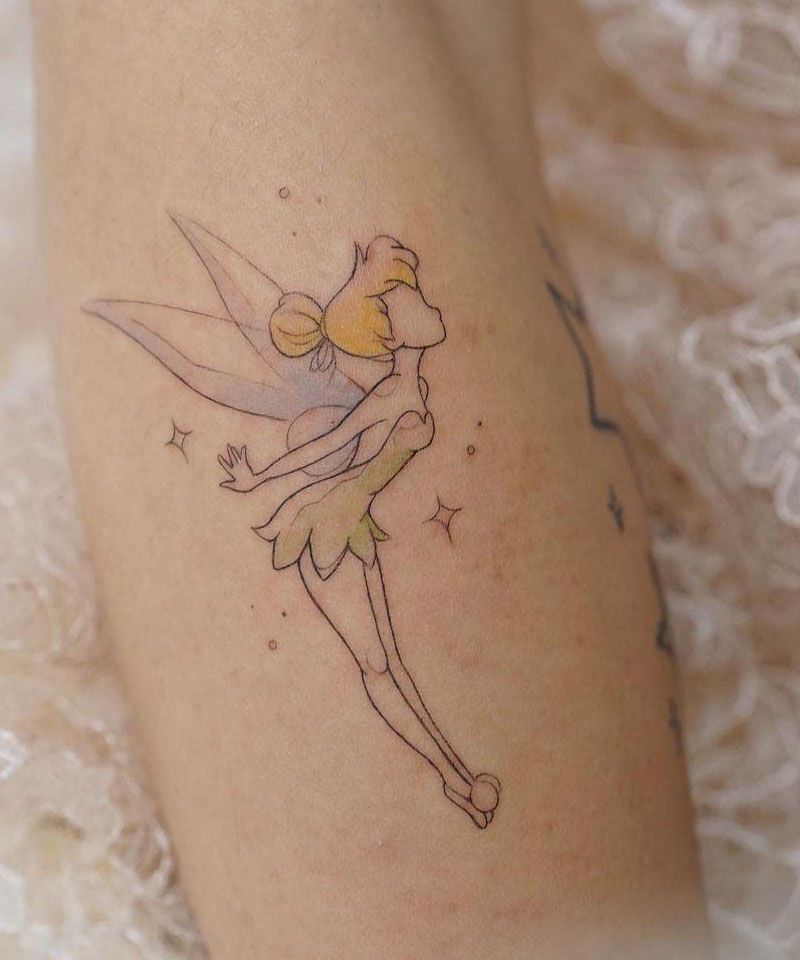 30 Pretty Tinker Bell Tattoos You Must Love