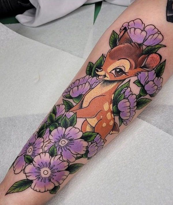 30 Cute Bambi Tattoos You Can Copy