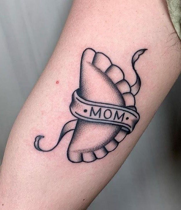 30 Unique Dumpling Tattoos Give You The Enjoyment of Delicious Food