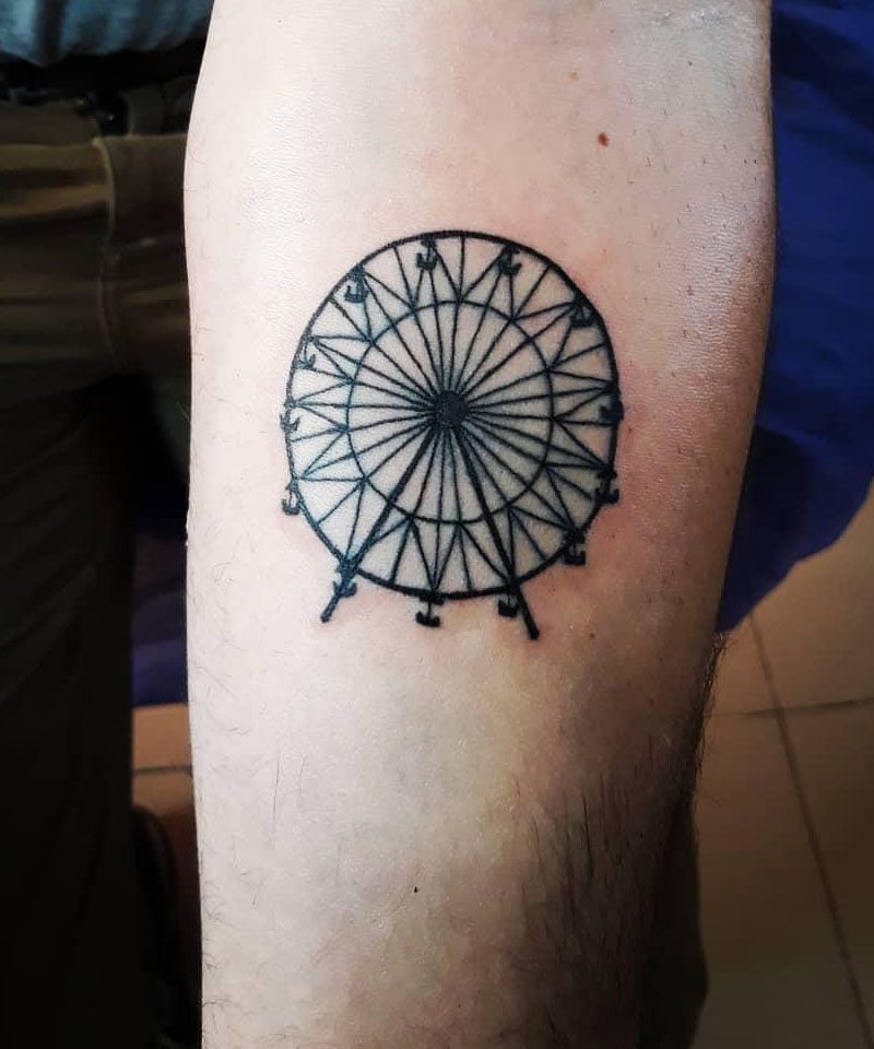 30 Pretty Ferris Wheel Tattoos You Must Try