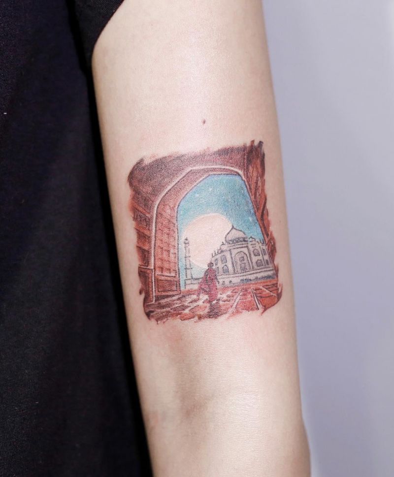 30 Exciting Taj Mahal Tattoos Give You Inspiration