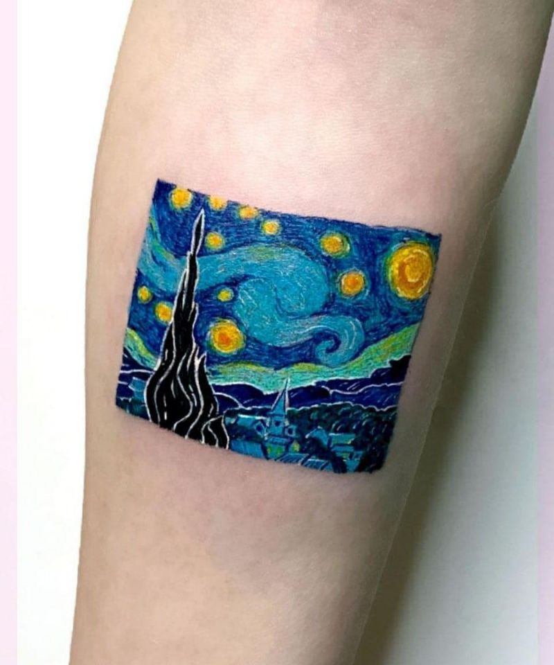 30 Pretty Van Gogh Tattoos for Your Inspiration