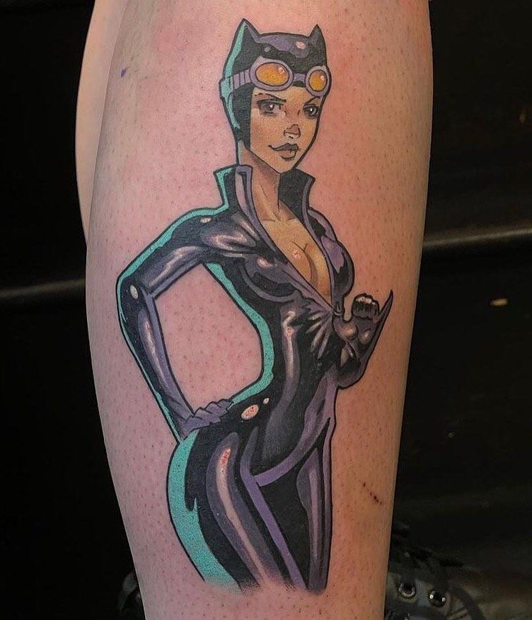 30 Unique Catwoman Tattoos You Will Love
