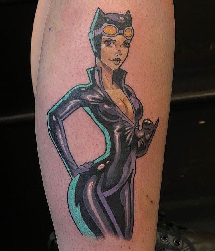 30 Unique Catwoman Tattoos You Will Love