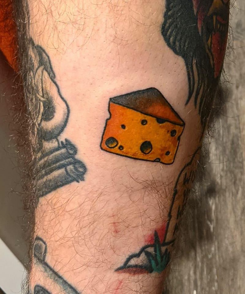 30 Unique Cheese Tattoos for Your Inspiration