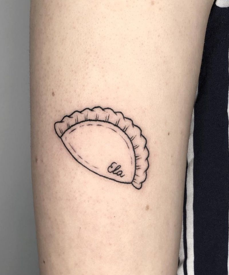 30 Unique Dumpling Tattoos Give You The Enjoyment of Delicious Food