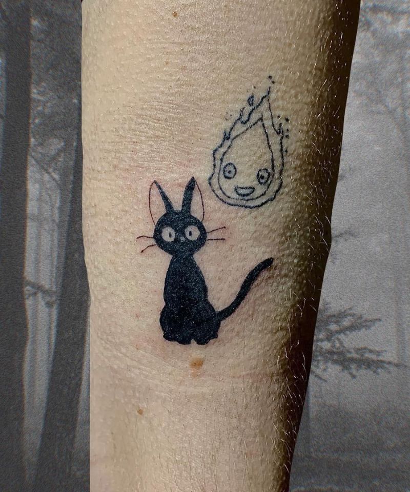 30 Cute Jiji Tattoos You Can Copy