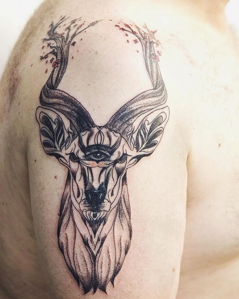 30 Unique Kudu Tattoos You Can Copy