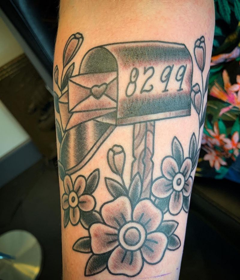 29 Unique Mailbox Tattoos Give You Ideas