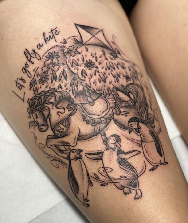 30 Pretty Mary Poppins Tattoos Give You Inspiration