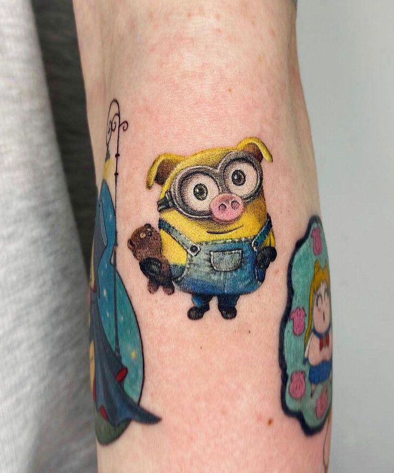 30 Cute Minions Tattoos You Must Love