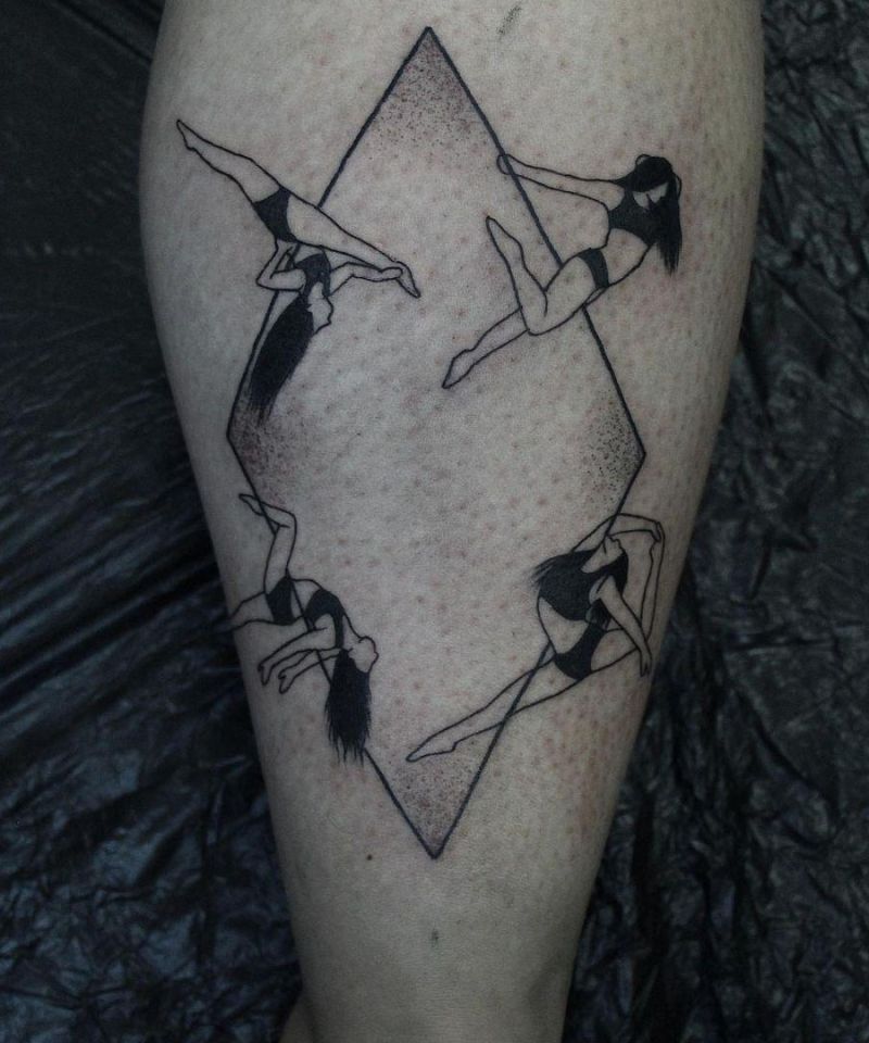 30 Pretty Pole Dance Tattoos Improve Your Temperament