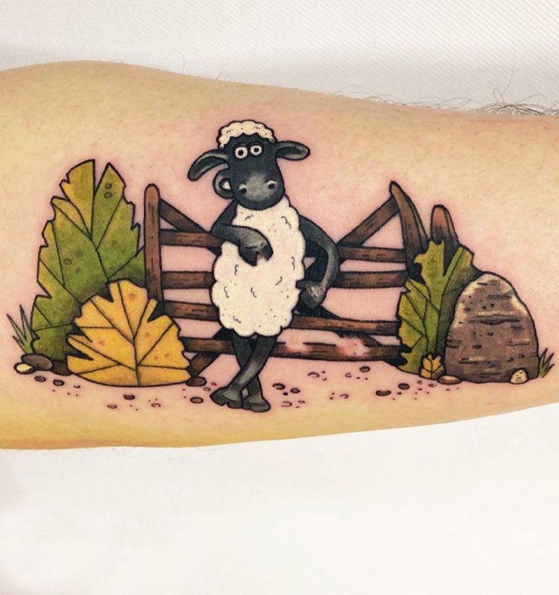 21 Cute Shaun The Sheep Tattoos You Can Copy