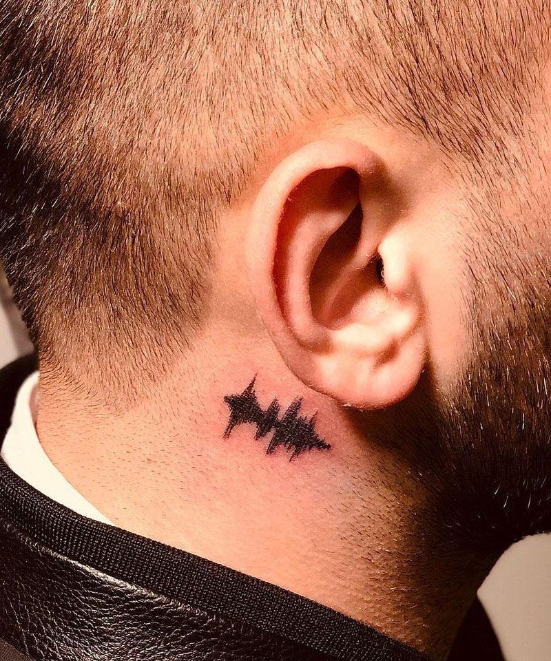 30 Pretty Soundwave Tattoos for Your Inspiration