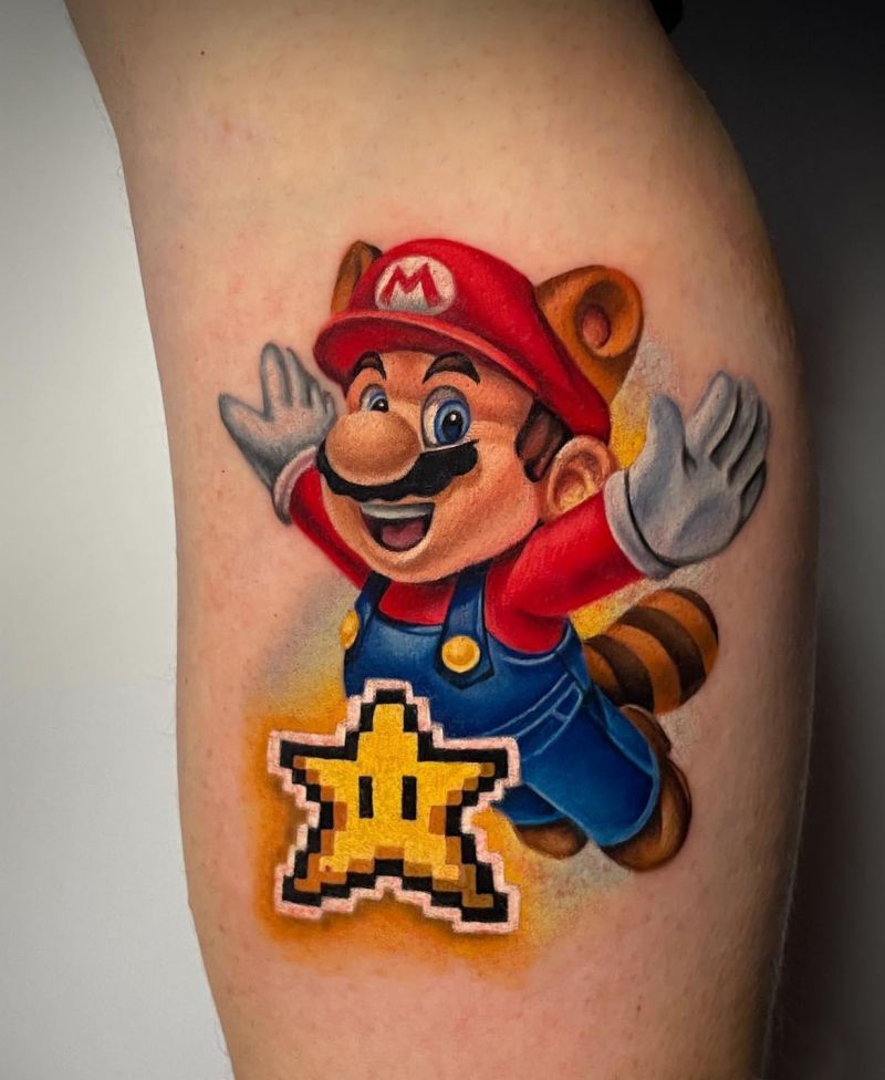 30 Unique Super Mario Tattoos You Will Love