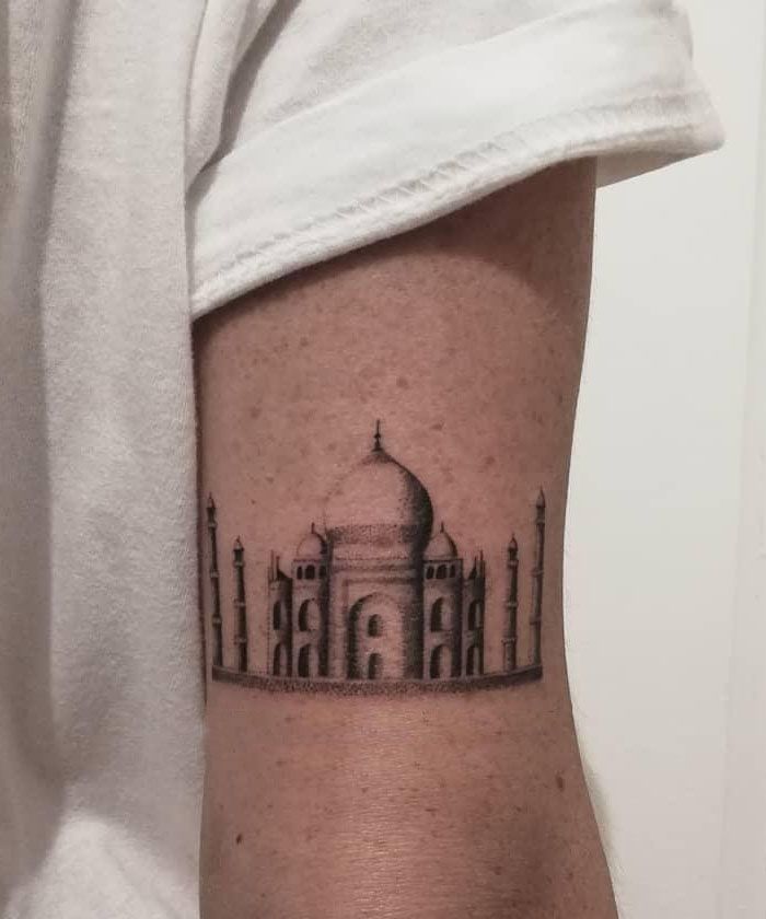 30 Exciting Taj Mahal Tattoos Give You Inspiration