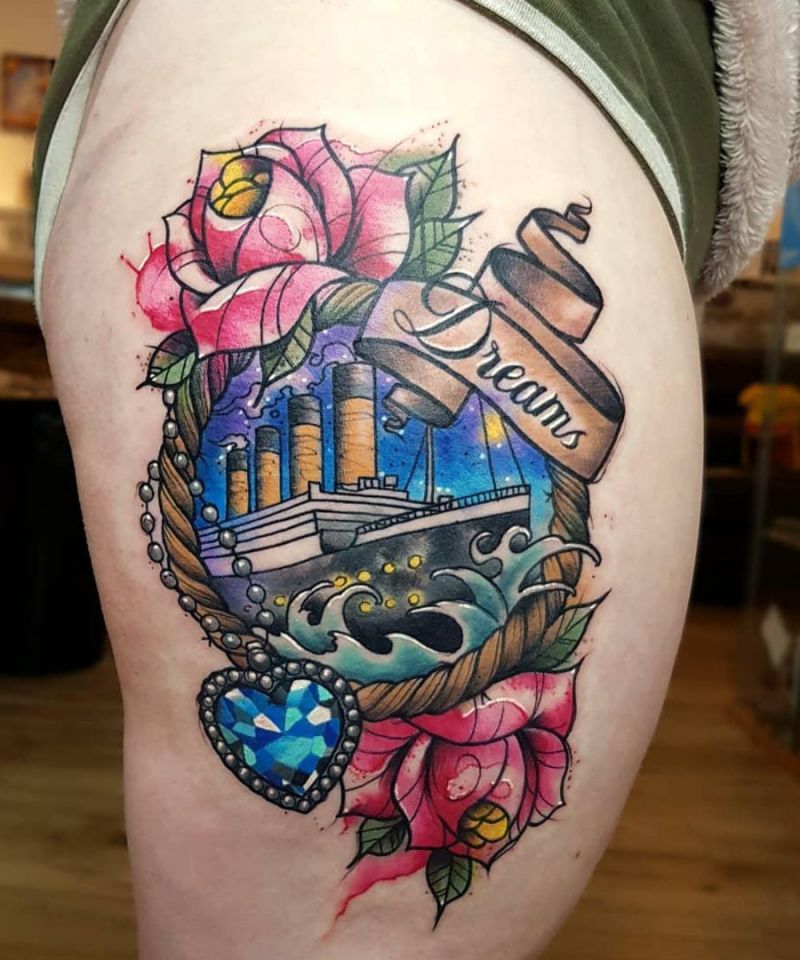 30 Unique Titanic Tattoos to Inspire You