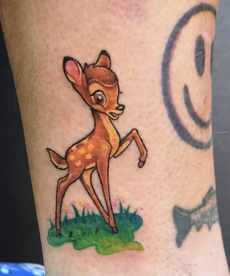 30 Cute Bambi Tattoos You Can Copy