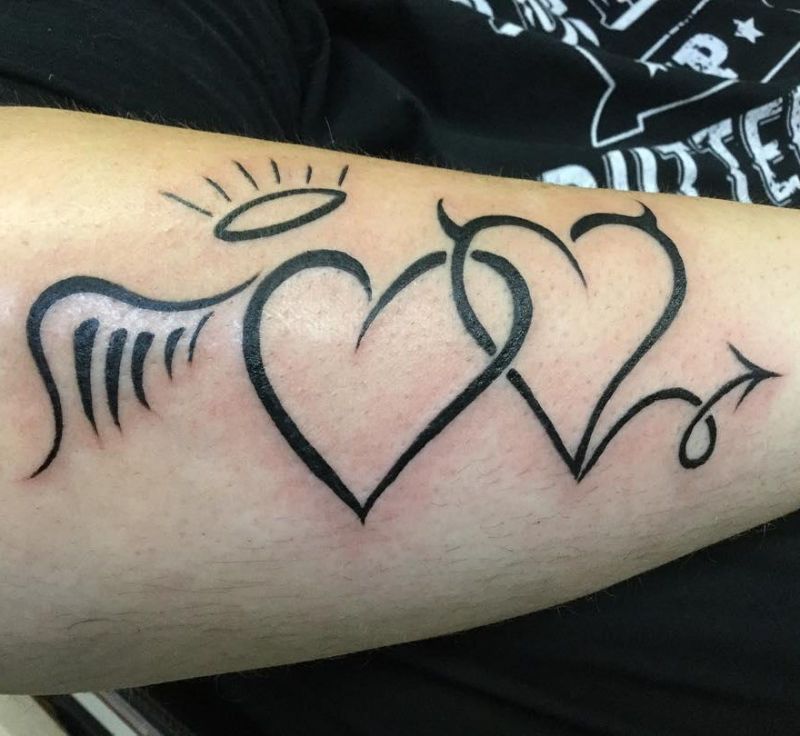 23 Unique Devil Heart Tattoos You Can Copy