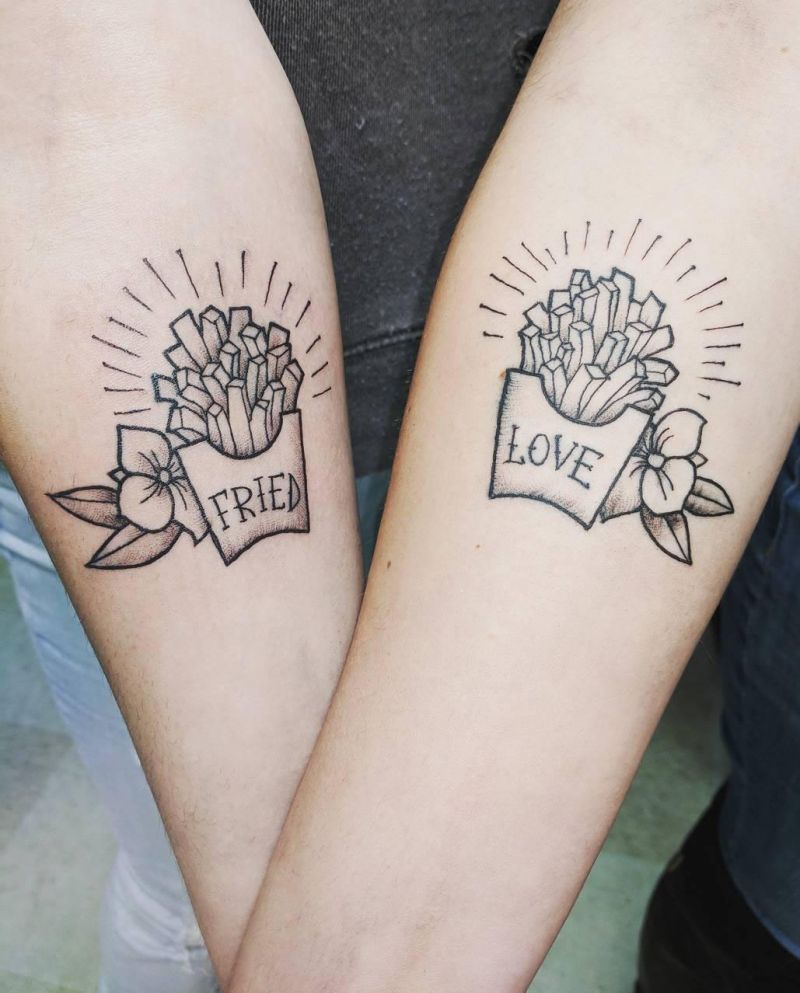 30 Unique French Fries Tattoos for Your Inspiration