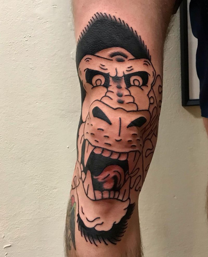 30 Amazing King Kong Tattoos You Must Love