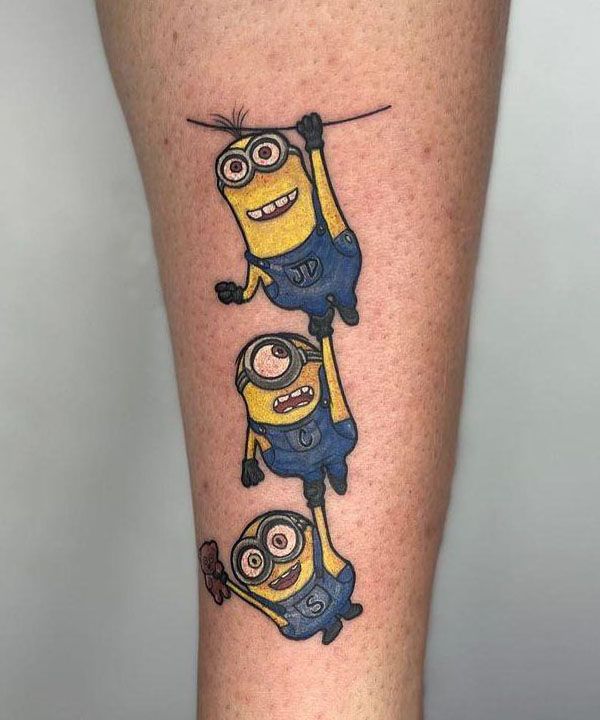 30 Cute Minions Tattoos You Must Love