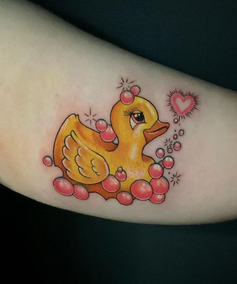 30 Cute Rubber Duck Tattoos You Can Copy